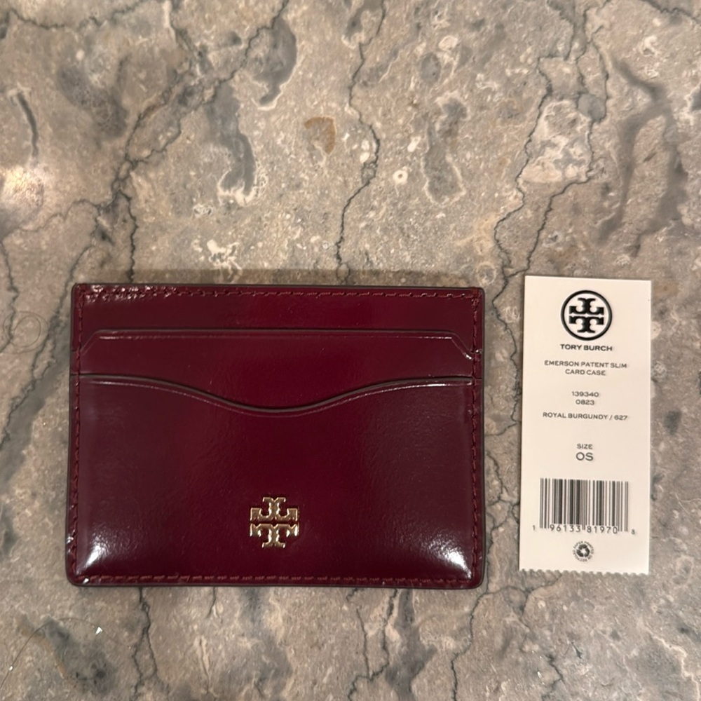 NWT Tory Burch Slim Card Case - Emerson